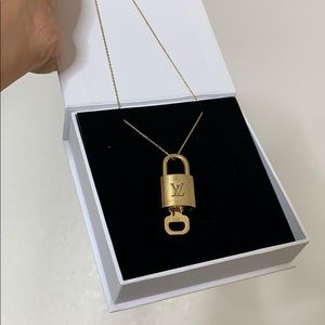 LV Lock Necklace